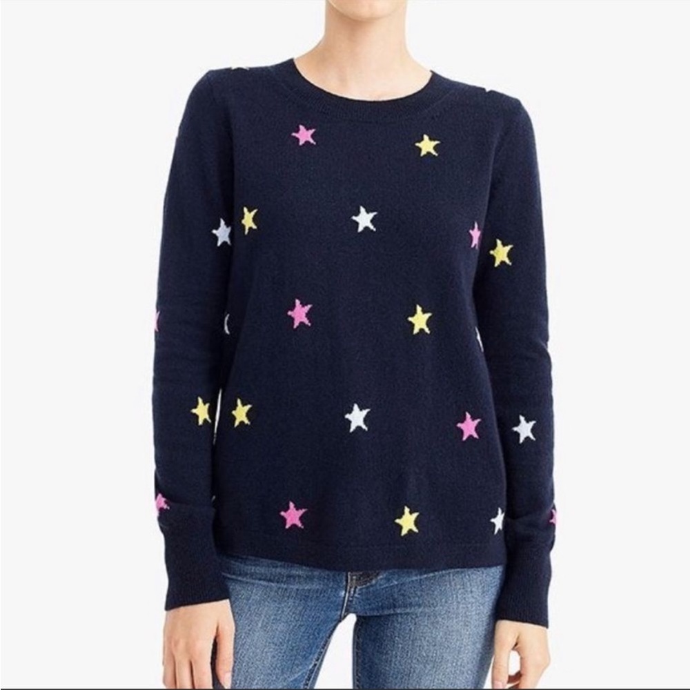 Everyday Cashmere Navy J. Crew Sweater size small